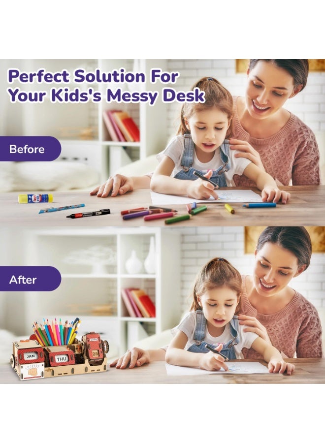 سمارتيفيتي تقويم سمارتيفيتي اللانهائي ومنظم القرطاسية للأطفال من عمر 8 إلى 14 عامًا | هدية عيد ميلاد للبنات والأولاد | ألعاب علمية للأطفال من 8 إلى 14 عامًا | لعبة تعليمية في مجالات العلوم والتكنولوجيا والهندسة والرياضيات - Image 4